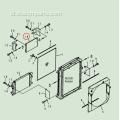 Rakitan Kondensor KOMATSU PC300-8 PC400-7 208-979-7520